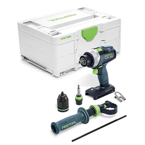 Festool Akkus fúró-csavarbehajtó TDC 18/4 I-Basic QUADRIVE
