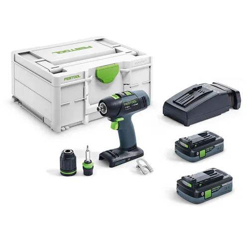 Festool Akkus fúró-csavarbehajtó T 18+3 HPC 4,0 I-Plus