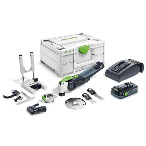 Festool Akkus oszcilláló kéziszerszám OSC 18 HPC 4,0 EI-Set VECTURO