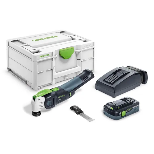Festool Akkus oszcilláló kéziszerszám OSC 18 HPC 4,0 EI-Plus VECTURO