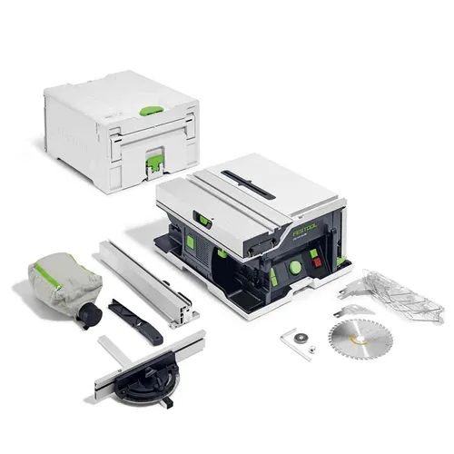 Festool Akkus asztali körfűrész CSC SYS 50 EBI-Basic