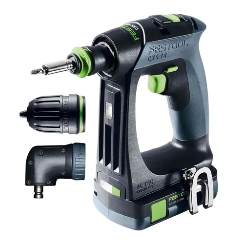 Festool Akkus fúró-csavarbehajtó CXS 18 C 3,0-Set