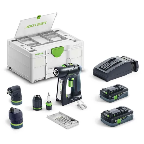 Festool Akkus fúró-csavarbehajtó C 18 HPC 4,0 I-Set