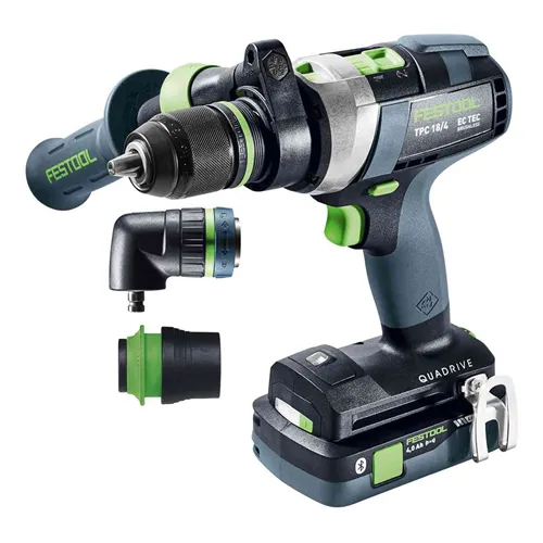 Festool Akkus ütvefúró-csavarbehajtó gép TPC 18/4 5,0/4,0 I-Set QUADRIVE