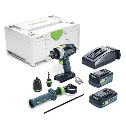 Festool Akkus ütvefúró-csavarbehajtó gép TPC 18/4 5,0/4,0 I-Plus QUADRIVE