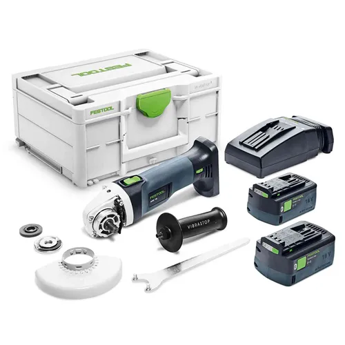 Festool Akkus sarokcsiszoló AGC 18-125 5,0 EBI-Plus
