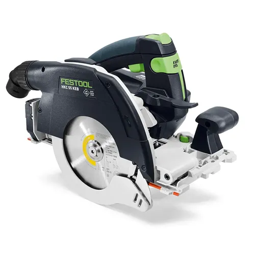 Festool Akkus kézi billenőbúrás körfűrész HKC 55 KEB-Basic
