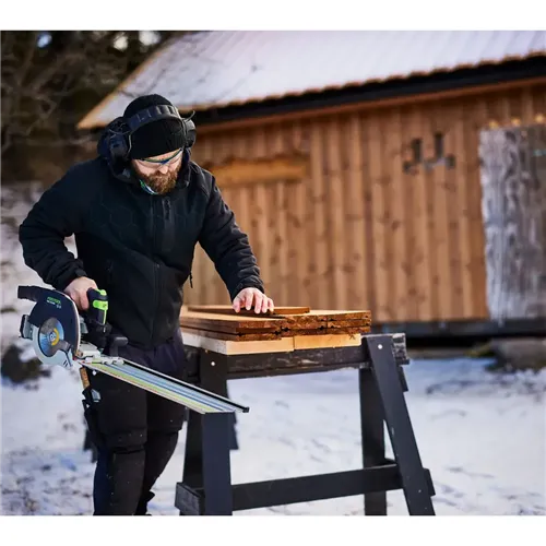 Festool Akkus kézi billenőbúrás körfűrész HKC 55 KEB-Basic