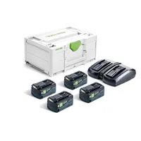 Festool Energia-set SYS 18V 4xHP5,0/TCL6DUO