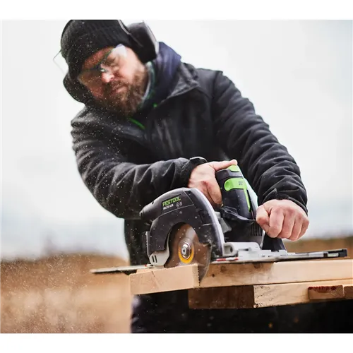 Festool Akkus kézi billenőbúrás körfűrész HKC 55 KEB-Basic-FSK 420