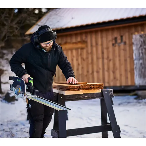 Festool Akkus kézi billenőbúrás körfűrész HKC 55 KEB-Basic-FSK 420