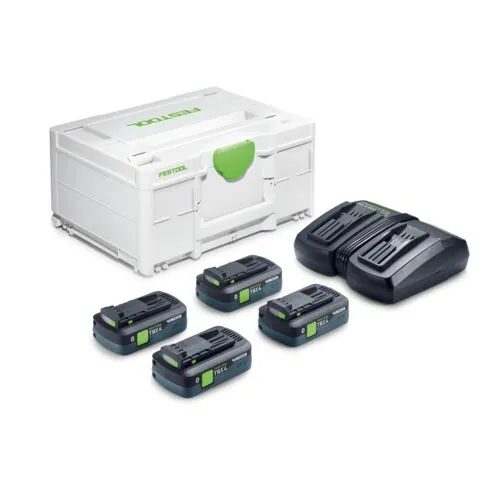 Festool Energia-set SYS 18V 4xTBX4/TCL6DUO