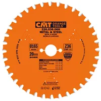 CMT Körfűrészlap fémre - D165x1,5 d20 Z36 HW
