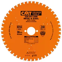 CMT Körfűrészlap fémre - D216x2,2 d30 Z48 HW