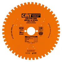CMT Körfűrészlap fémre - D254x2,2 d15,87 Z48 HW