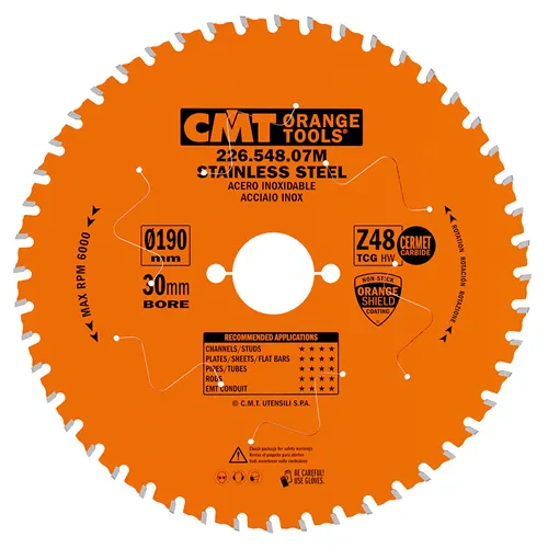 CMT XTreme Körfűrészlap rozsdamentes acélra - D216x1,8 d30 Z56 HW