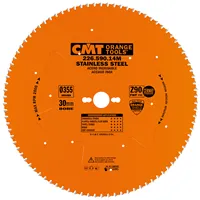 CMT XTreme Körfűrészlap rozsdamentes acélra - D355x2,2 d30 Z90 HW