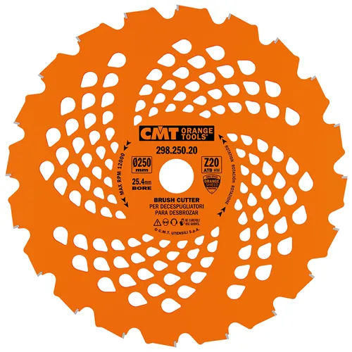 CMT Korong bozótvágóra - D250x2,2 d25,4 Z20 HW