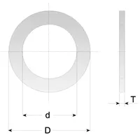 CMT Reduktor gyűrű körfűrészlapokra - D35 d32 t2,0