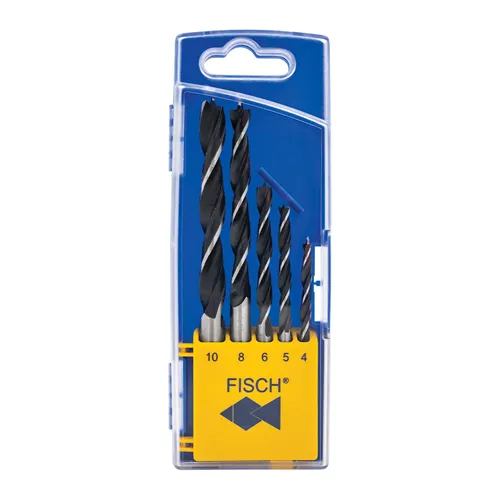 FISCH Fa fúrószár készlet 5 db - D4-5-6-8-10