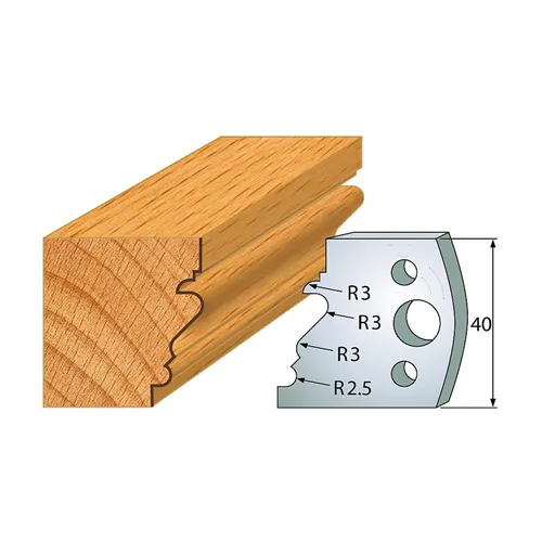 IGM Profil 122 - 2db kés 40x4mm SP