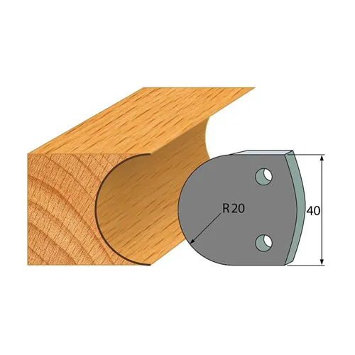 IGM Profil 131 - 2db Fogásvastagsághatároló 40x4mm SP