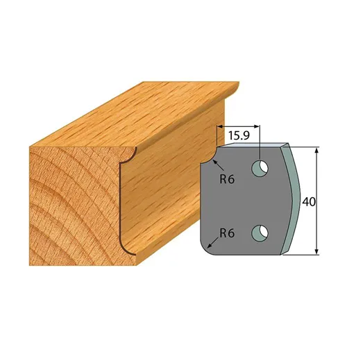 IGM Profil 173 - 2db Fogásvastagsághatároló 40x4mm SP