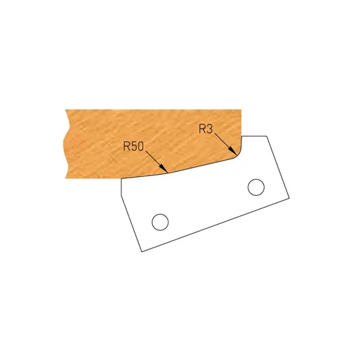 Profile knife for bit 3. sz. - F635
