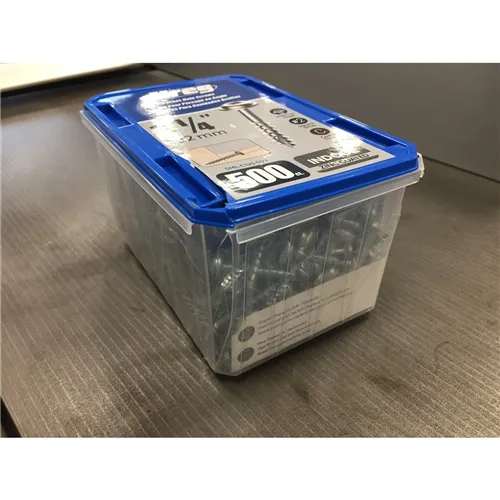 Kreg Zinc Maxi-Loc csavarok rejtett kötésekhez, 32 mm, durva menet, 500 db (Kicsomagolt)