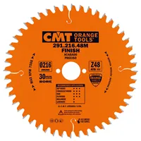 CMT Industrial Körfűrészlap elektromos szerszámokhoz univerzális - D216x2,8 d30 Z48 HW -5°Neg (Használt)