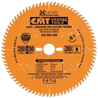 CMT Orange Chrome Super Körfűrészlap profil listákra - D250x3,0 d30 Z80 HW (Használt)