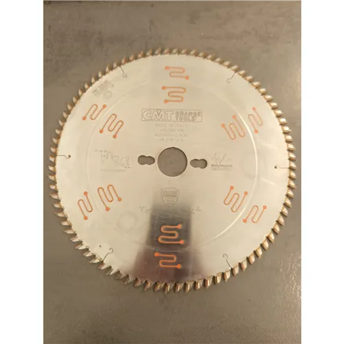 CMT Orange Chrome Super Körfűrészlap profil listákra - D250x3,0 d30 Z80 HW (Használt)
