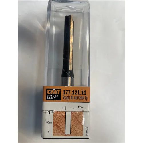 CMT 177 Horonymaró fúró foggal - D12x50 L100 S=12 HW (Használt)