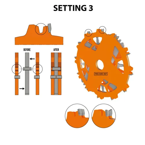 CMT hornyolótárcsa készlet DADO PRO - D203x6,2-20 d15,87 Z12 HW (Használt)