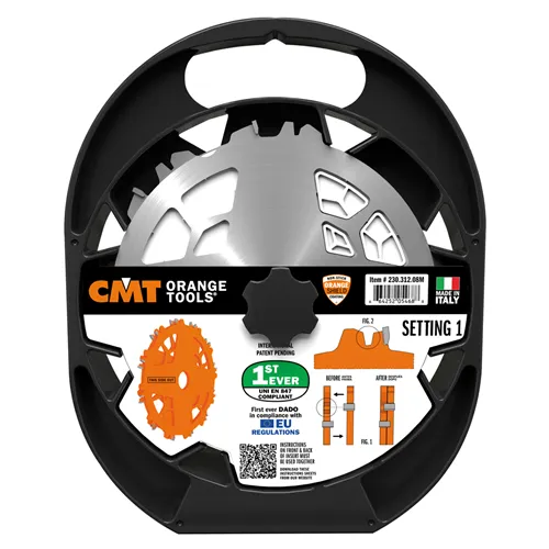CMT hornyolótárcsa készlet DADO PRO - D203x6,2-20 d15,87 Z12 HW (Használt)