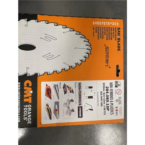 CMT XTreme Körfűrészlap színesfémekre és műanyagra - D250x3,2 d32 Z80 HW (Kicsomagolt)